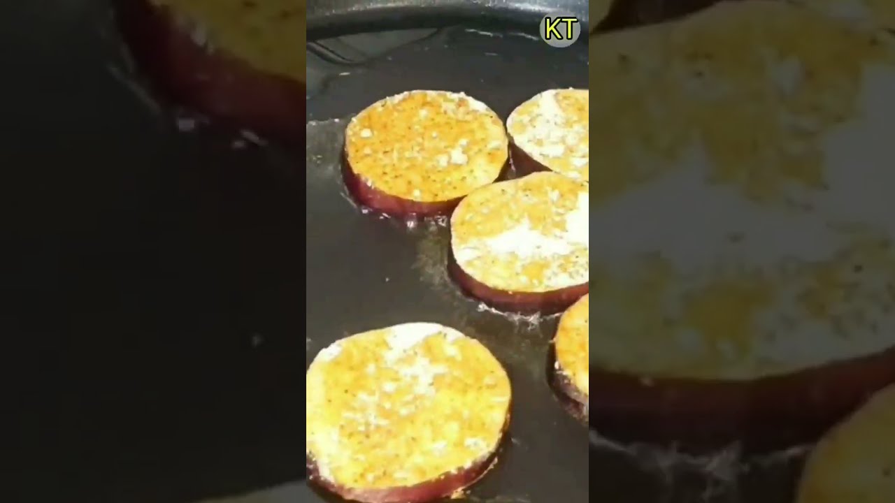 New Brinjal Recipe |Brinjal Bhaja #short #youtubeshorts #shorts