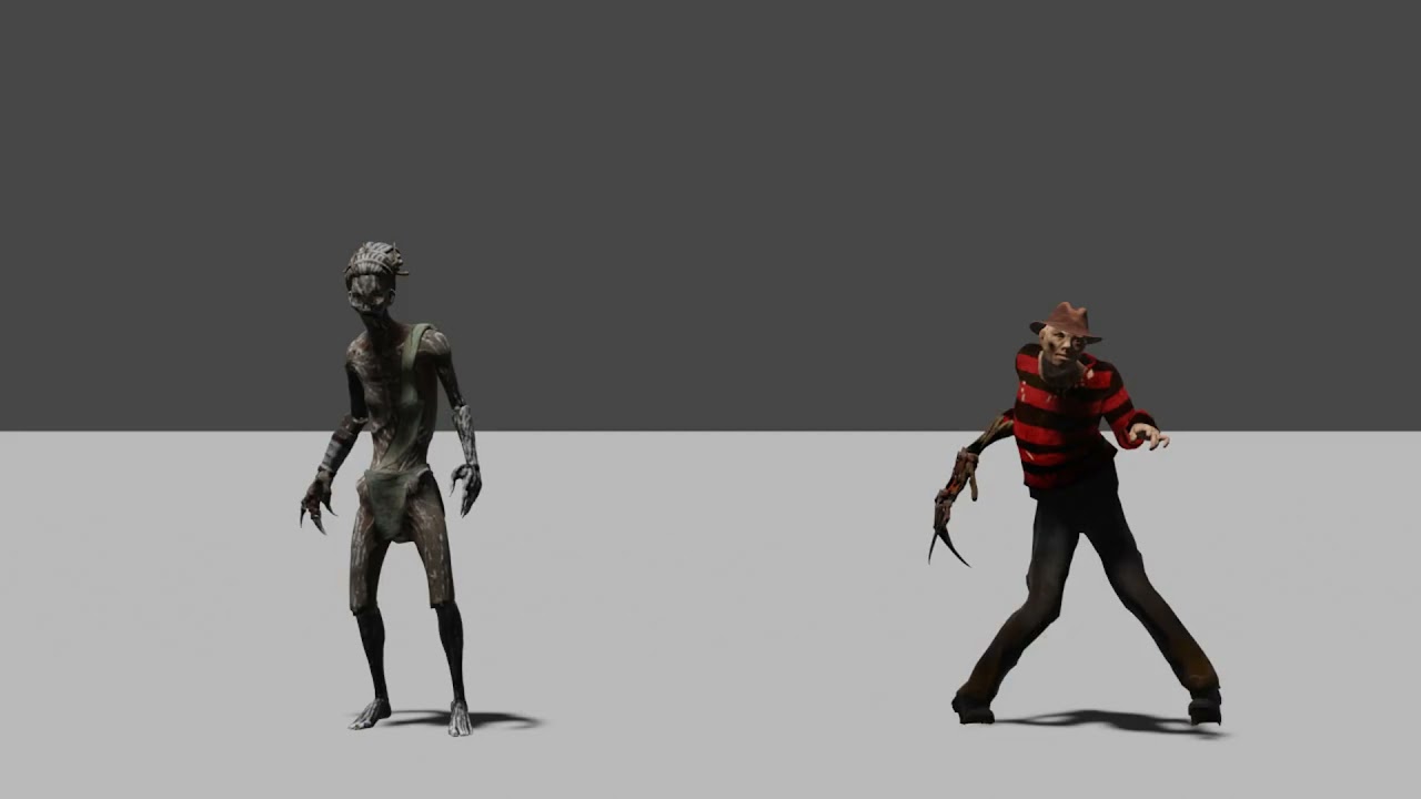 Dead By Daylight Animation Swap: The Hag & The Nightmare