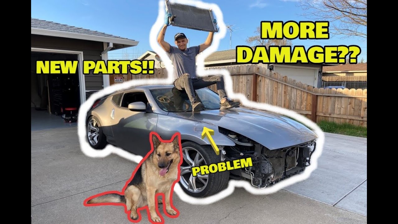 Rebuilding a CHEAP WRECKED Nissan 370Z from Copart Part 2