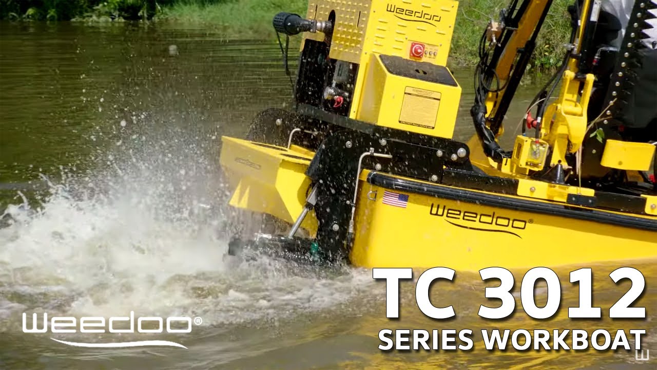Лучший измельчитель сорняков — рабочая лодка серии Weedoo TC 3012 2023 г.