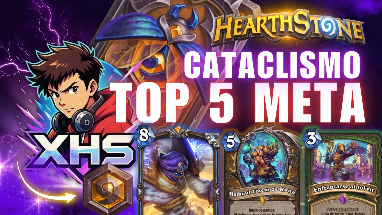 TOP 5 MAZOS ROTOS del NUEVO META 🔥  #hearthstone