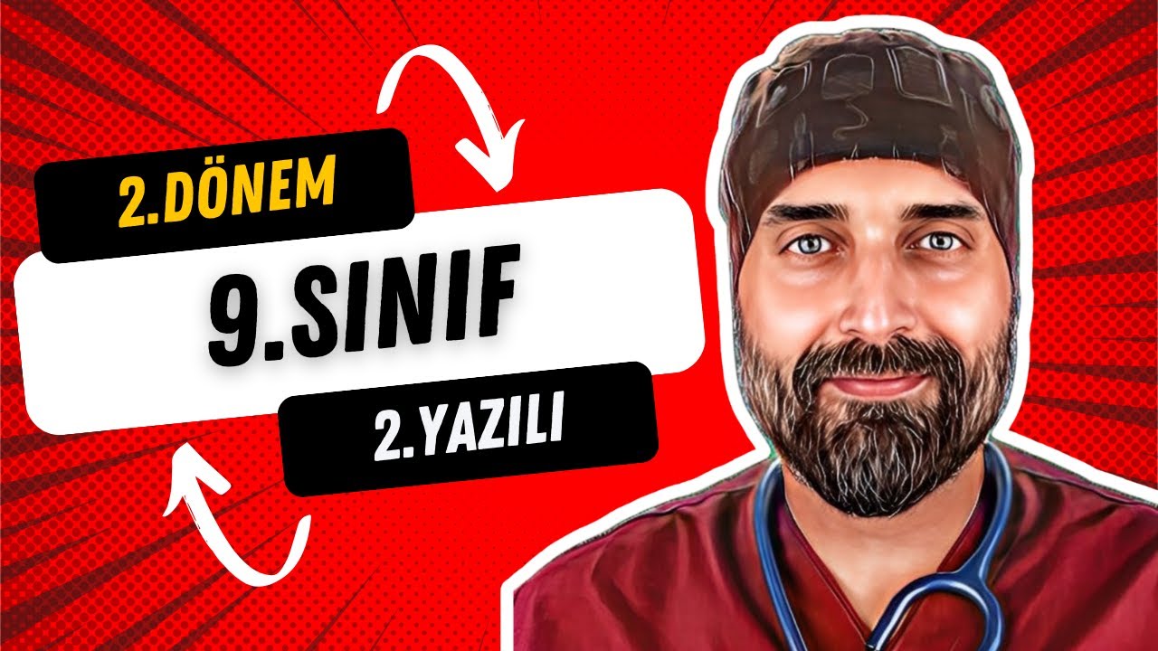 9. Sınıf Biyoloji 2. Dönem 2. Yazılı Hazırlık Çalışması | 2025