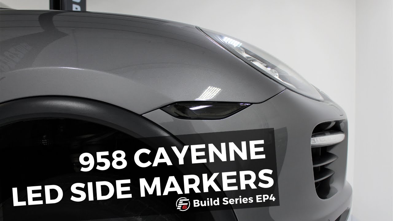 Installing Flat 6 Motorsports LED Side Markers on the 958 Cayenne (Build EP4)