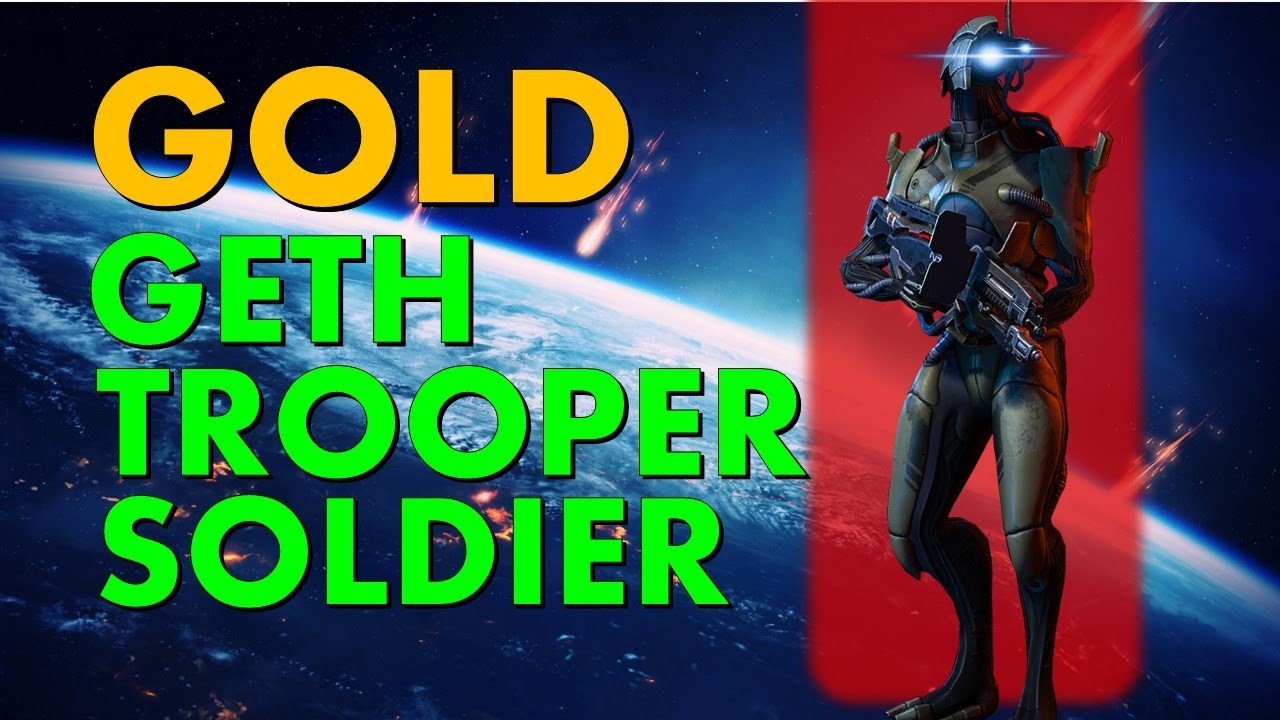 Geth Trooper Soldier GOLD / Platinum Build | Mass Effect 3 Multiplayer Guide