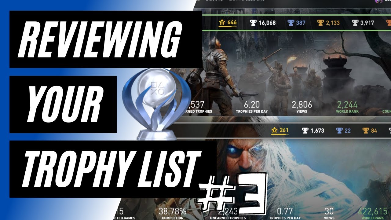 Your Playstation Trophy List Reviewed! Are You a Better Trophy Hunter Than Platinum Bro? #3