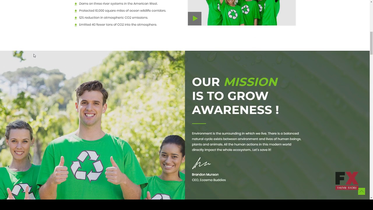 Ecosma Buddies - Environmental Campaign and Activism HTML5 Template