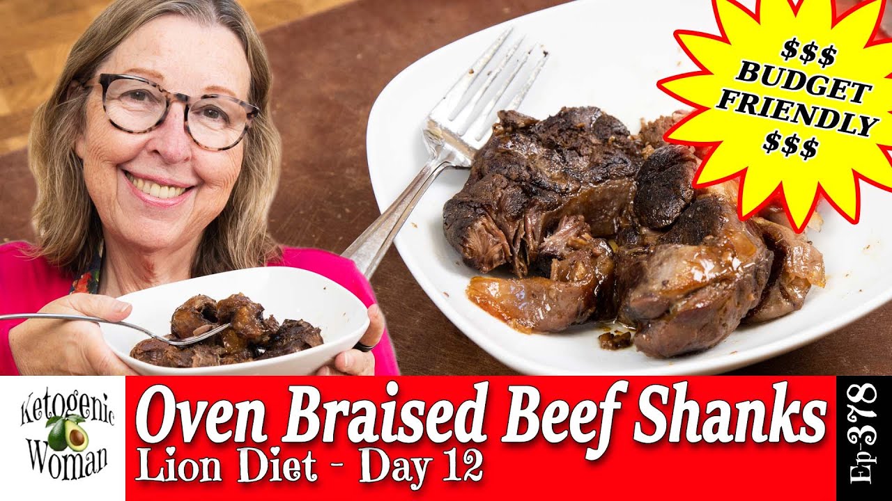 Oven Braised Beef Shanks | Budget Carnivore Meal | Lion Diet Day 12