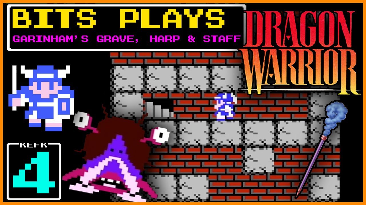 Let's Play Dragon Warrior NES - Garinham's Grave, Silver Harp & Staff of Rain - 4/7