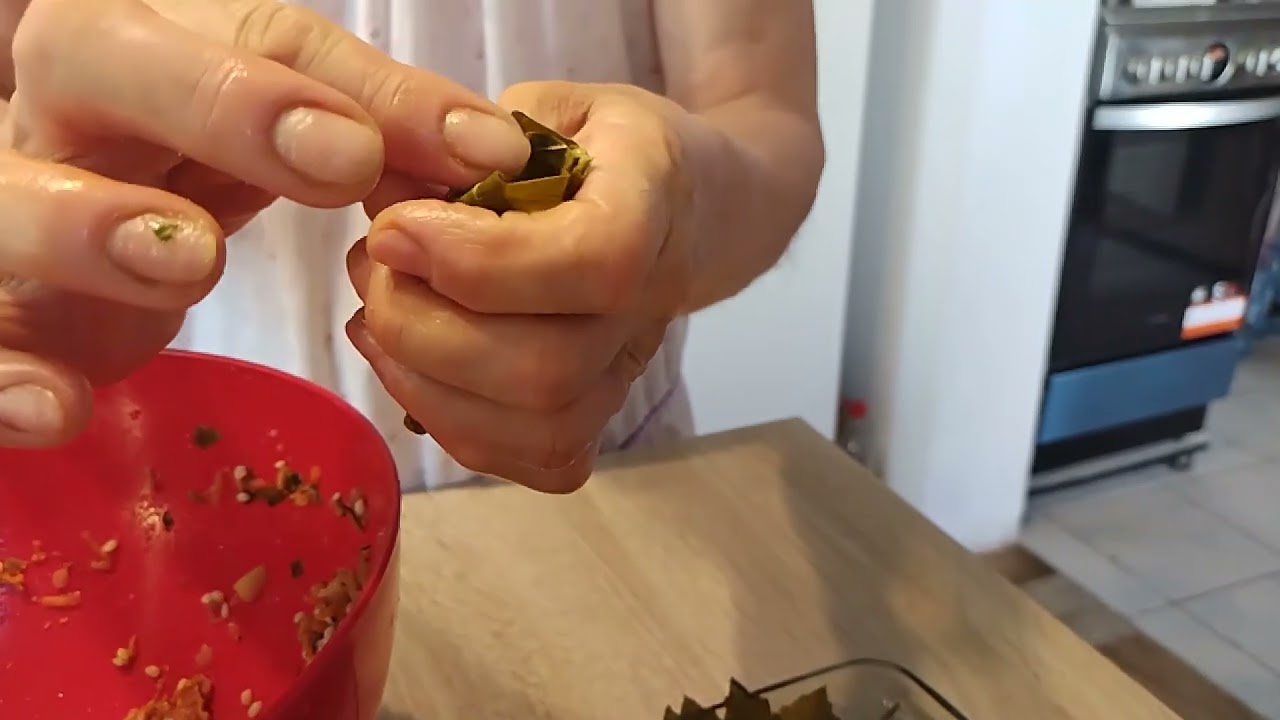 dolmadakia sarmale stuffed wine grapes