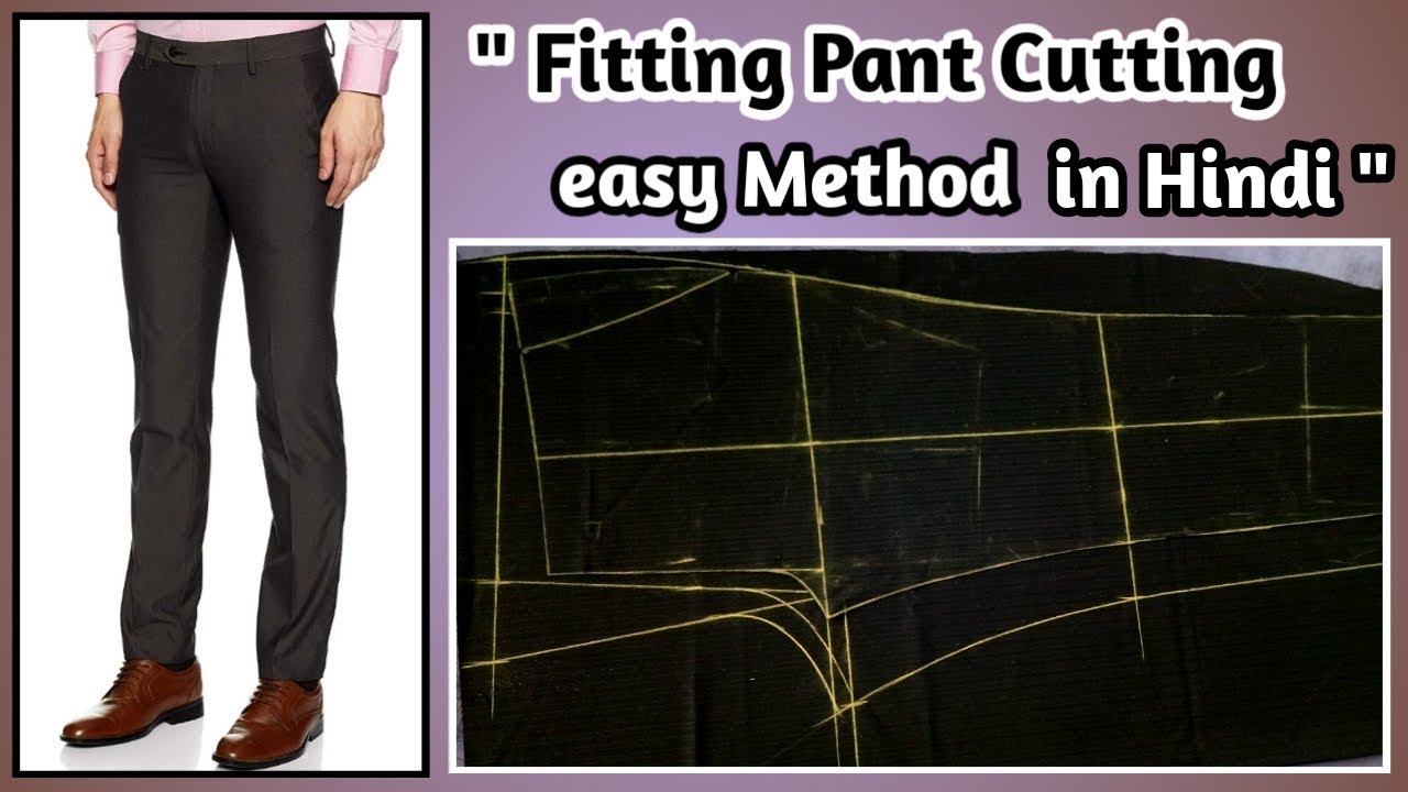 Mens fitting pant cutting in Hindi|Fitting pant cutting easy method in Hindi|2020