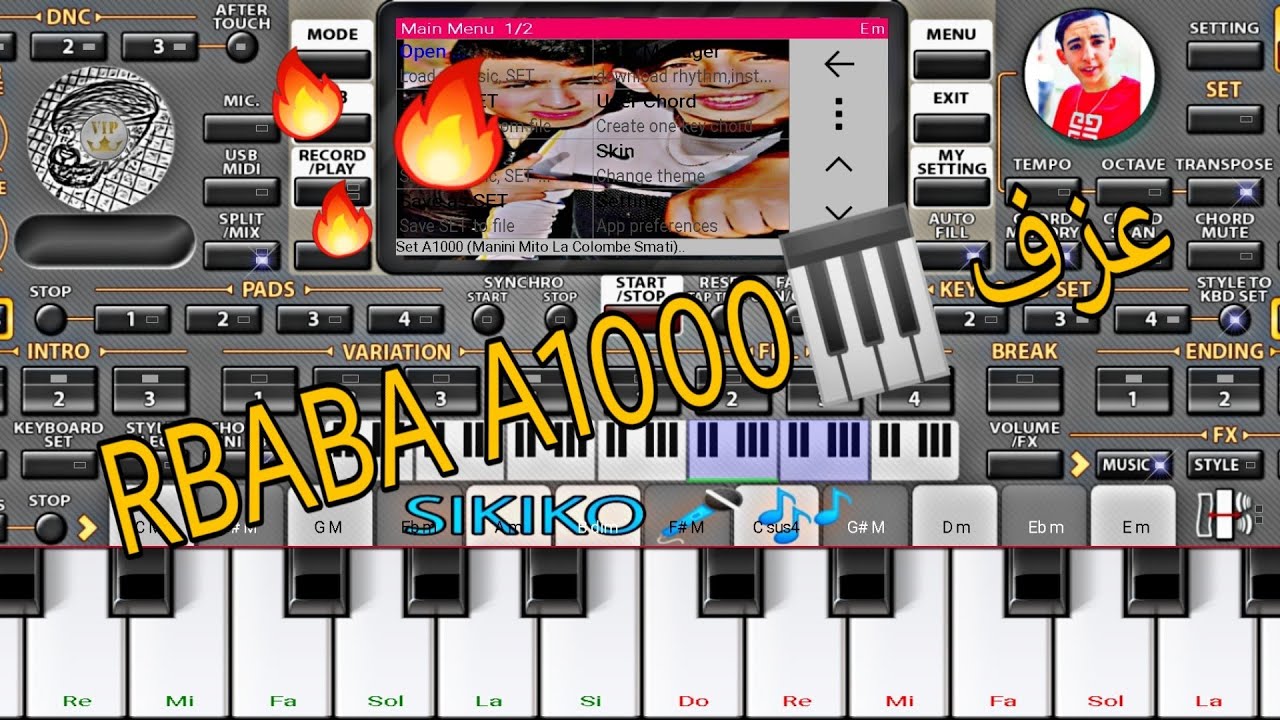 عزف rababa A1000 جميل 🎹 INSTRU MUSIQUE 🎤🎶👏🏻