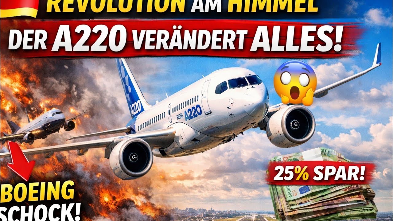 Warum der Airbus A220 Boeing ernsthaft in Gefahr bringt! ✈️🔥