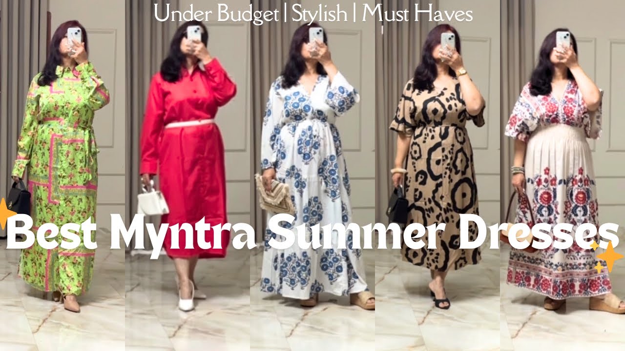 Pocket-Perfect Summer Dresses Ft.Myntra | Cotton Maxi and More | Thatexclusivara