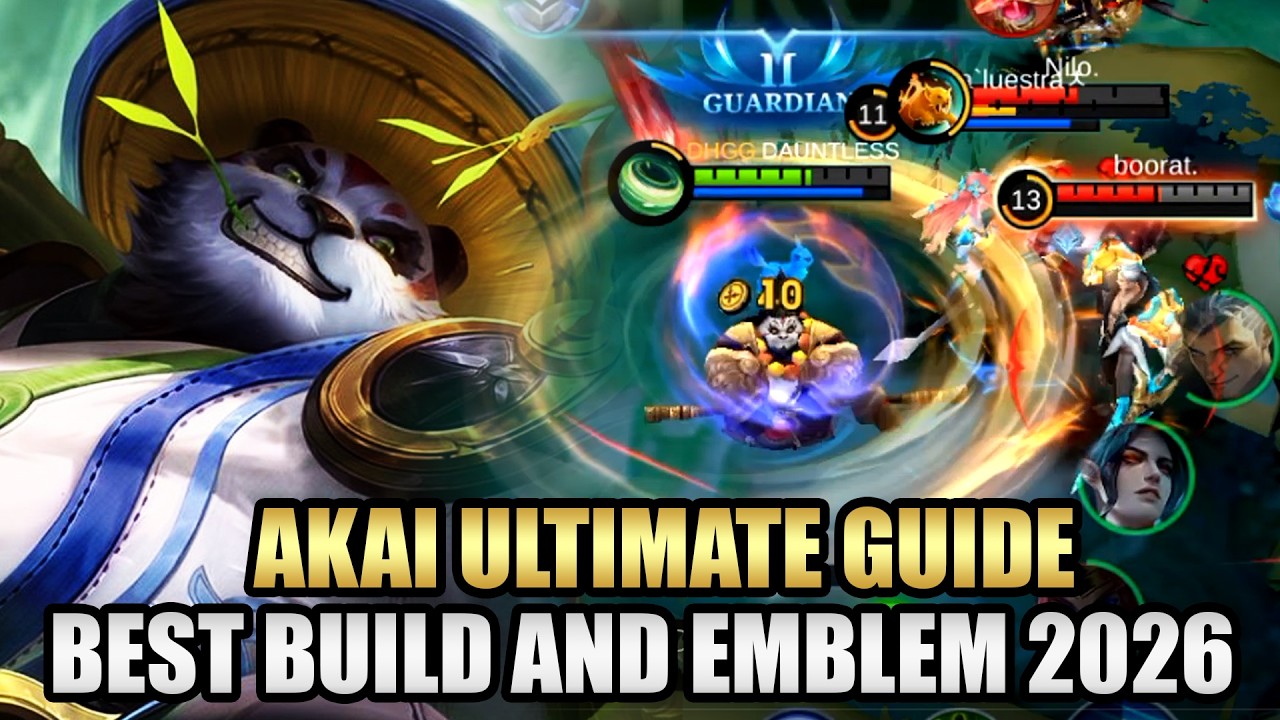 THE ULTIMATE AKAI GUIDE! 🐼🛡️ – BEST BUILD AND EMBLEM 2026