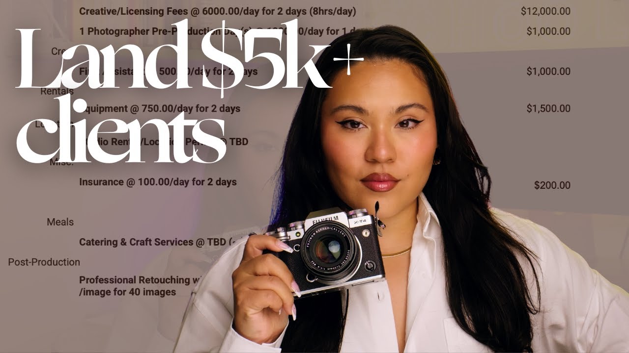 How to Build Estimates That Close Clients (Commercial Photography Pricing Series Pt. 3)
