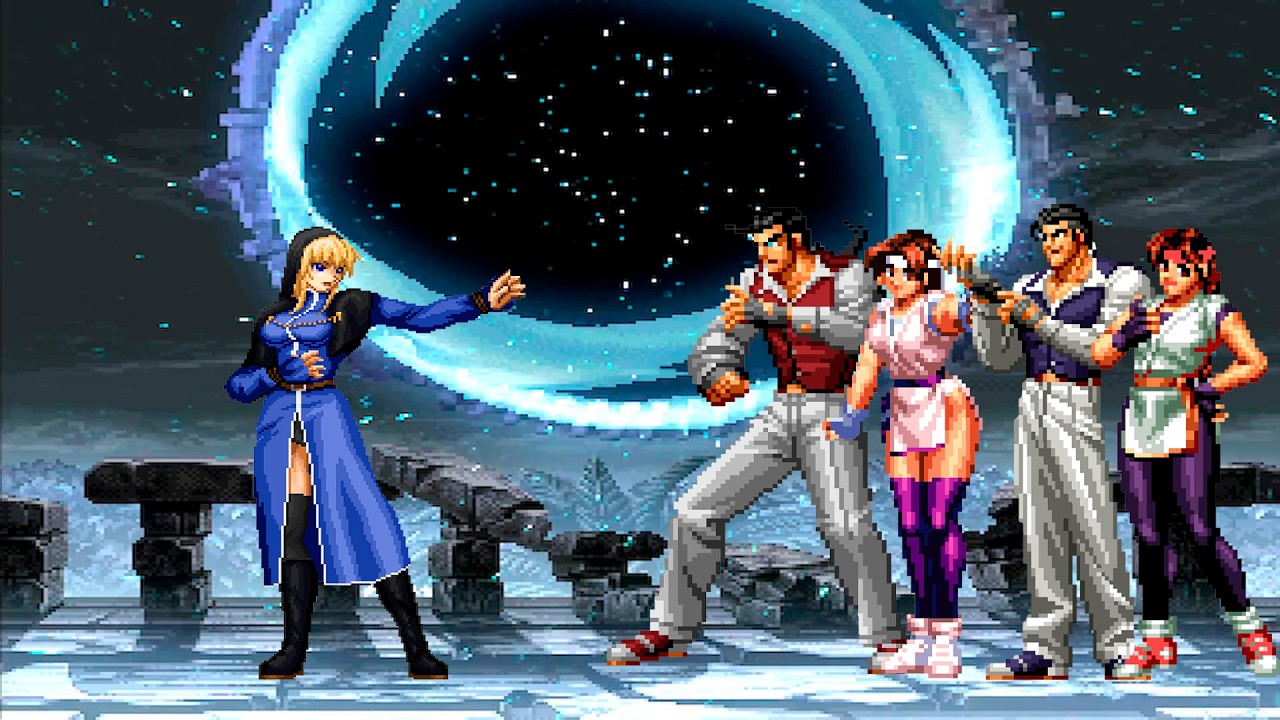 [KOF Mugen] Schlussel PRE vs Robert Garcia & Yuri Sakazaki Team