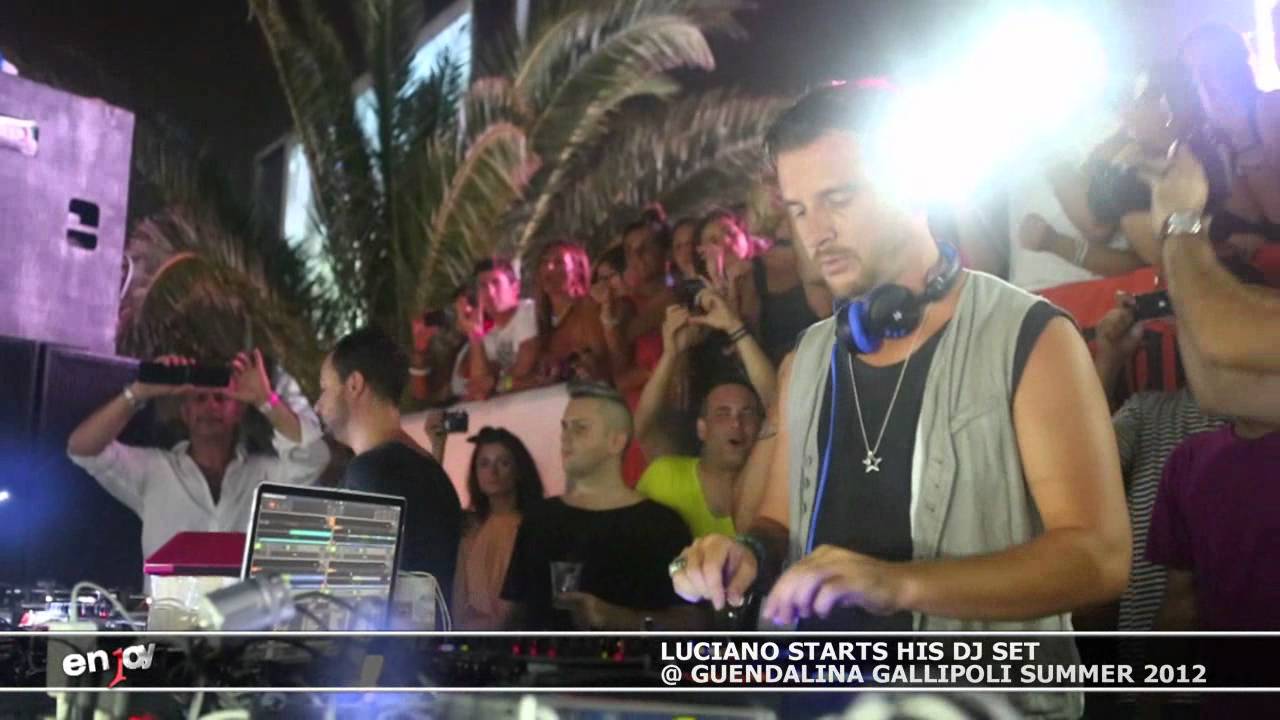 LUCIANO DJ STARTS HIS DJ SET @ GUENDALINA GALLIPOLI SUMMER 2012 BY ENJOY TV