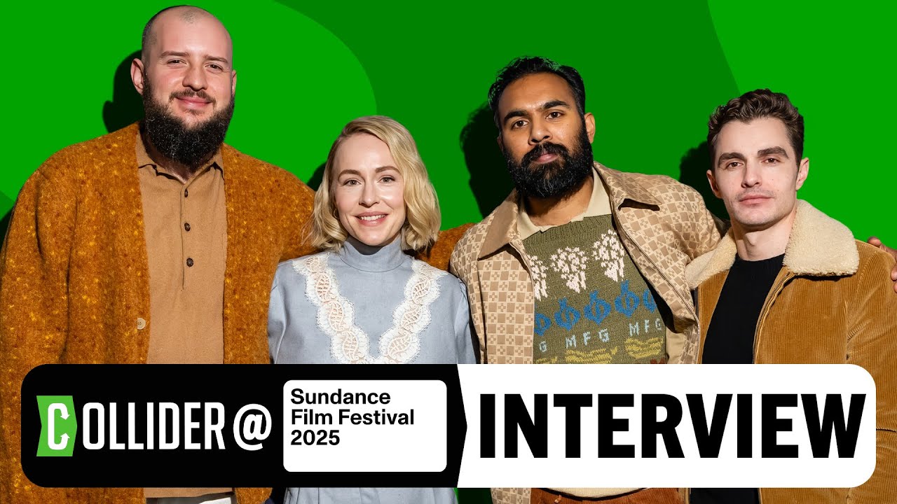Dave Franco, Himesh Patel, Sarah Goldberg and Bubble and Squeak Director Evan Twohy | Sundance 2025