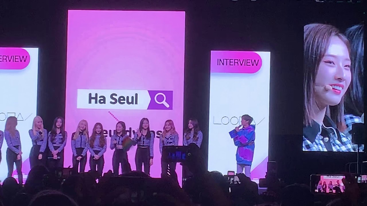 kcon la 2019 rookies loona member interview
