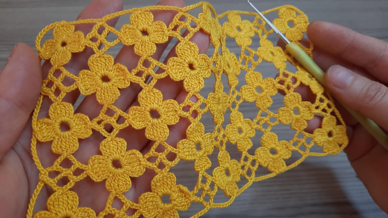 Fabulous Beautiful Crochet Flower Pattern😍Knitting Crochet Filet Etol Shawl Cover Model 2023