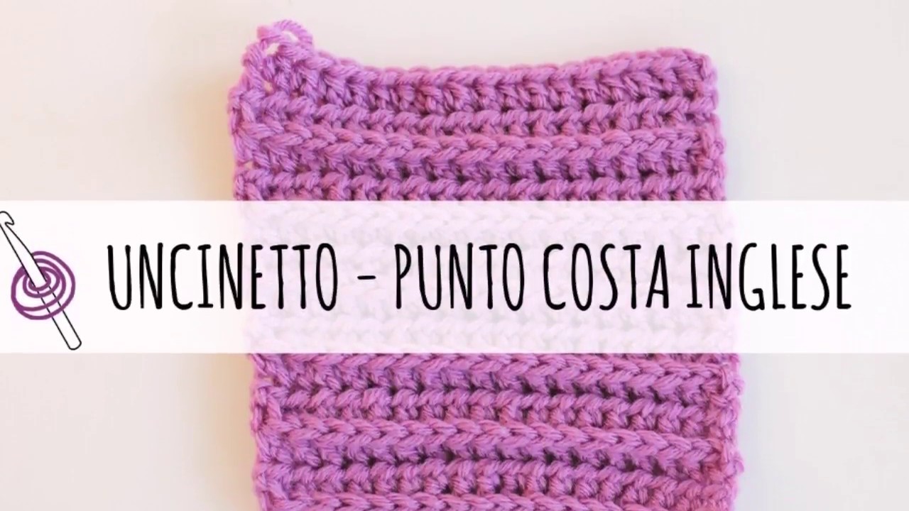 Tutorial uncinetto - punto costa inglese