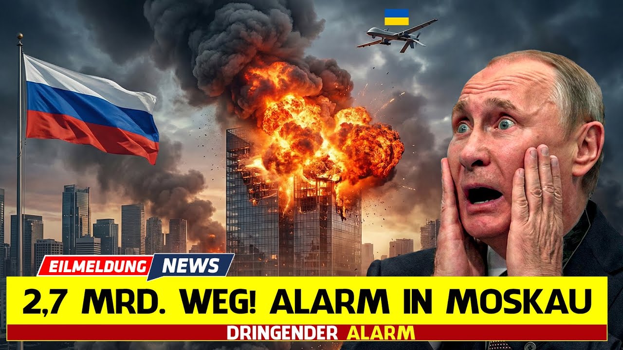 2,7 MRD. WEG IN SEKUNDEN: Ukraine trifft Russlands Regierungsturm