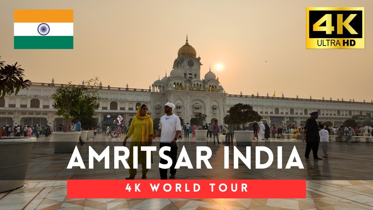 🇮🇳India 4k walk - Amritsar 4K Evening Walking Tour｜Nov 2024