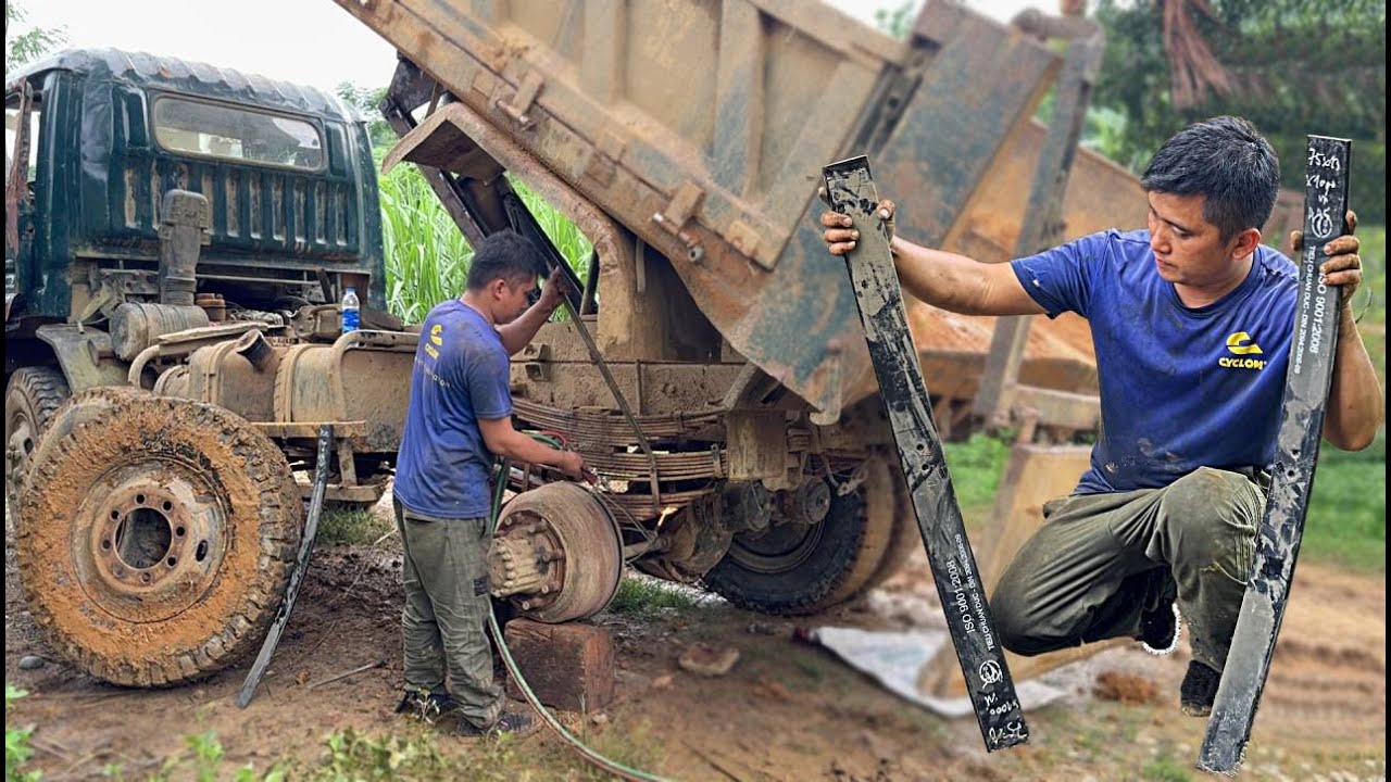 30km trip adds new leaf springs to 4x4 2WD truck, increases vehicle load capacity, only $20