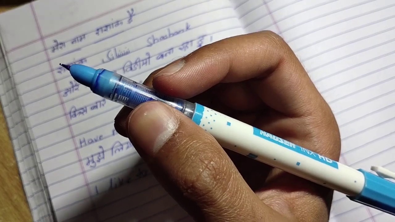 ASMR Writing Hindi and English • Fountain Pen, Soft Spoken Whispers