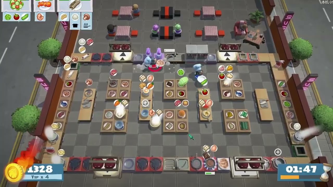 Overcooked! 2 Test 1 DUO 3560!!!