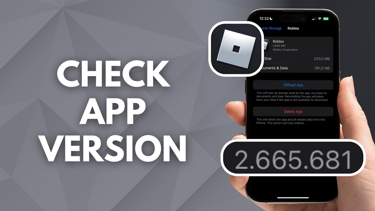 How to Check App Version on Roblox