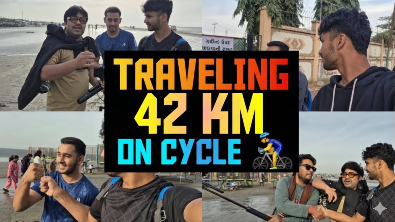 🚴‍♂️ 42 KM Cycling Ride | Rander to Dumas 
