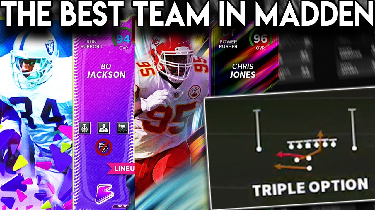 THIS TRIPLE OPTION SCHEME WAS TOUGH! [THE BEST TEAM IN MADDEN #18]