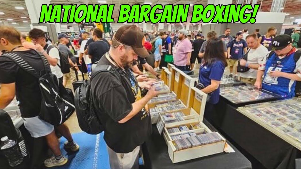 FINDING HIDDEN BARGAIN BOX GEMS AT THE NATIONAL SPORTS CARD CONVENTION!