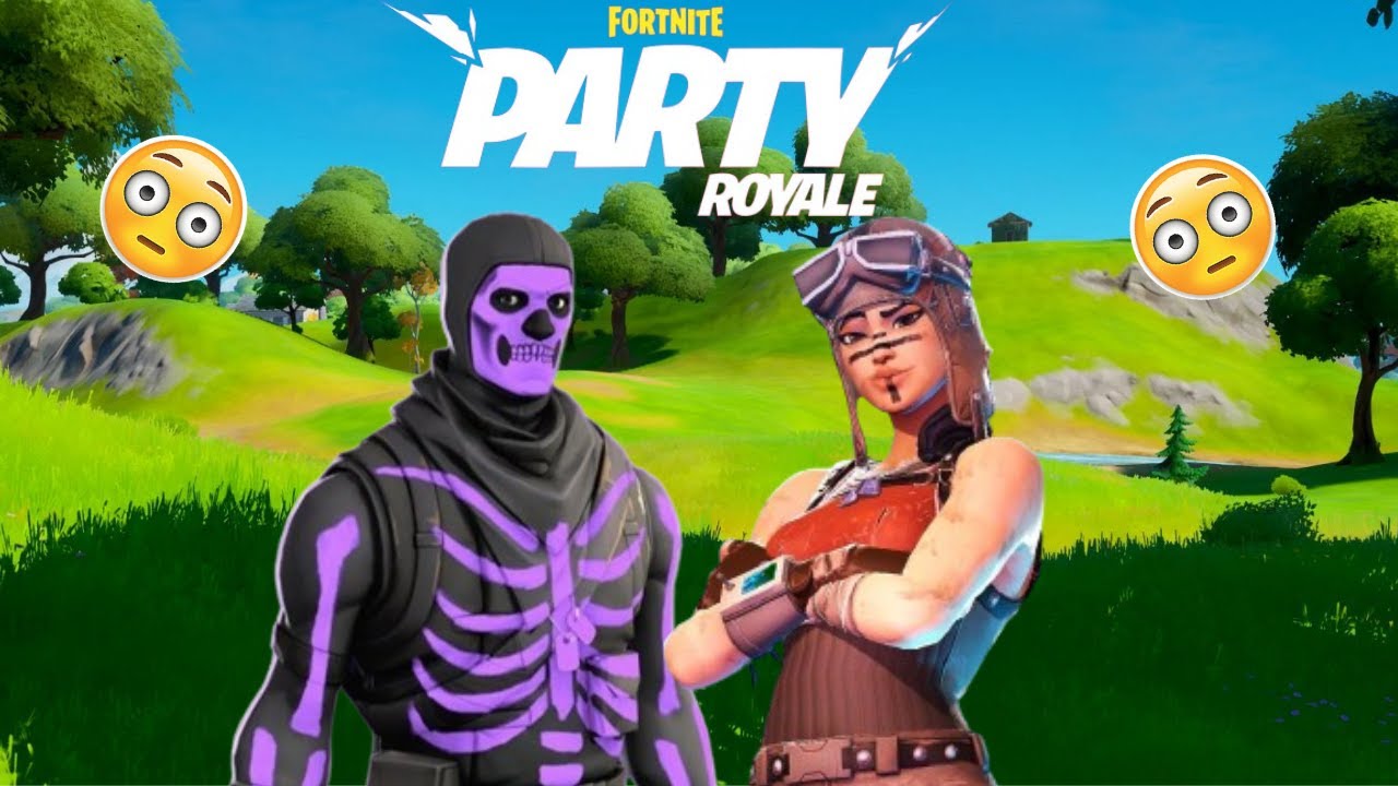 Pretending to be FAKE OG's then switching to RARE skins in Party Royale!