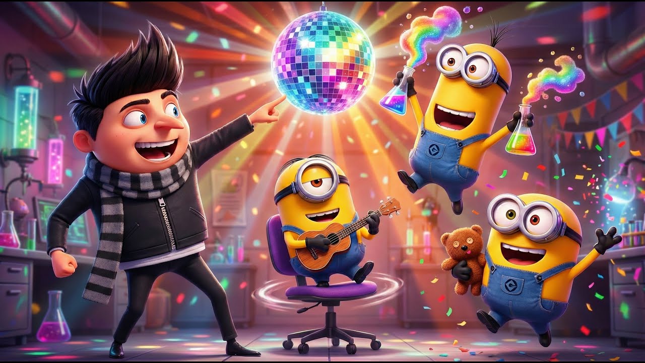 WHAT?! Did Minion Just Break The Disco Ball? | Minion 3D ANIMATION