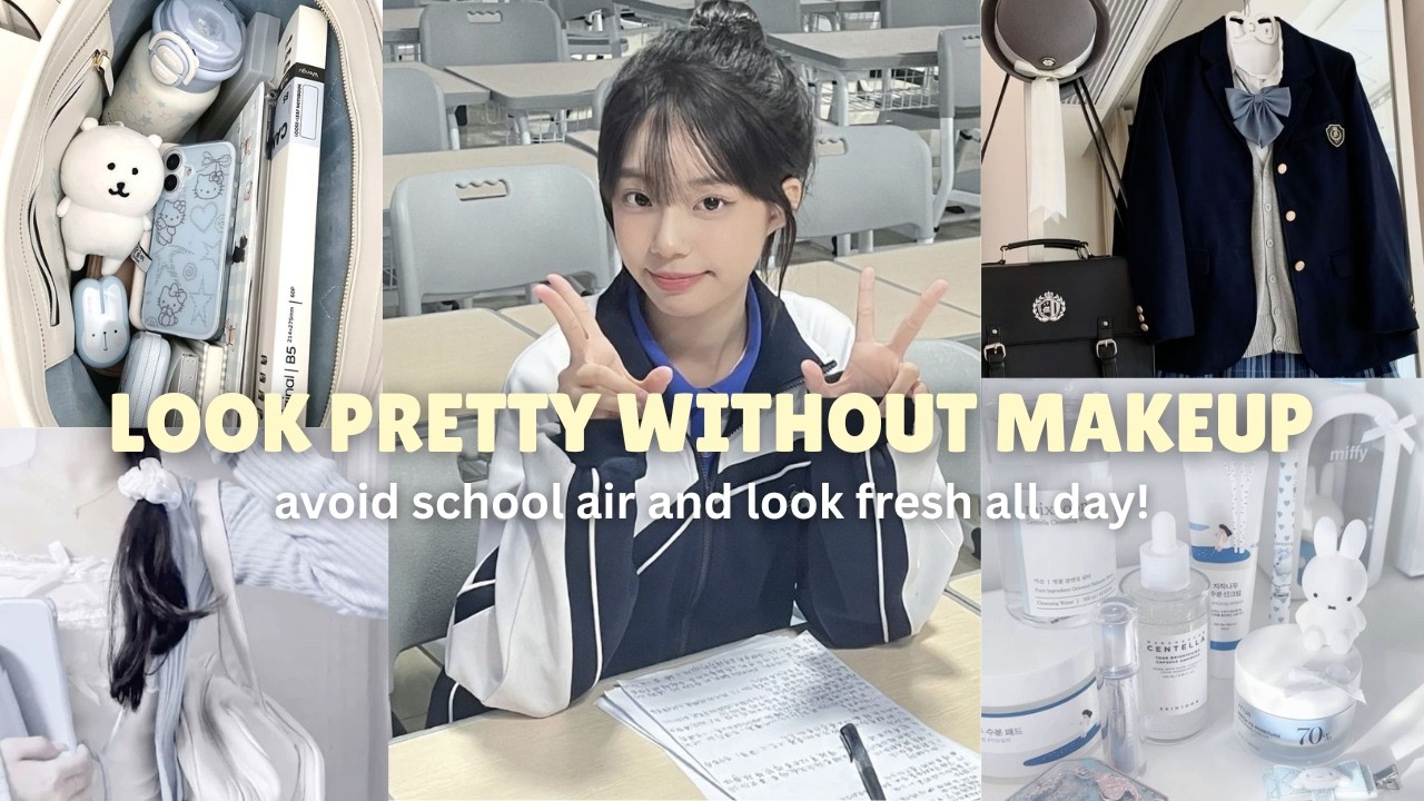 How To Look Pretty In School Without Any Makeup