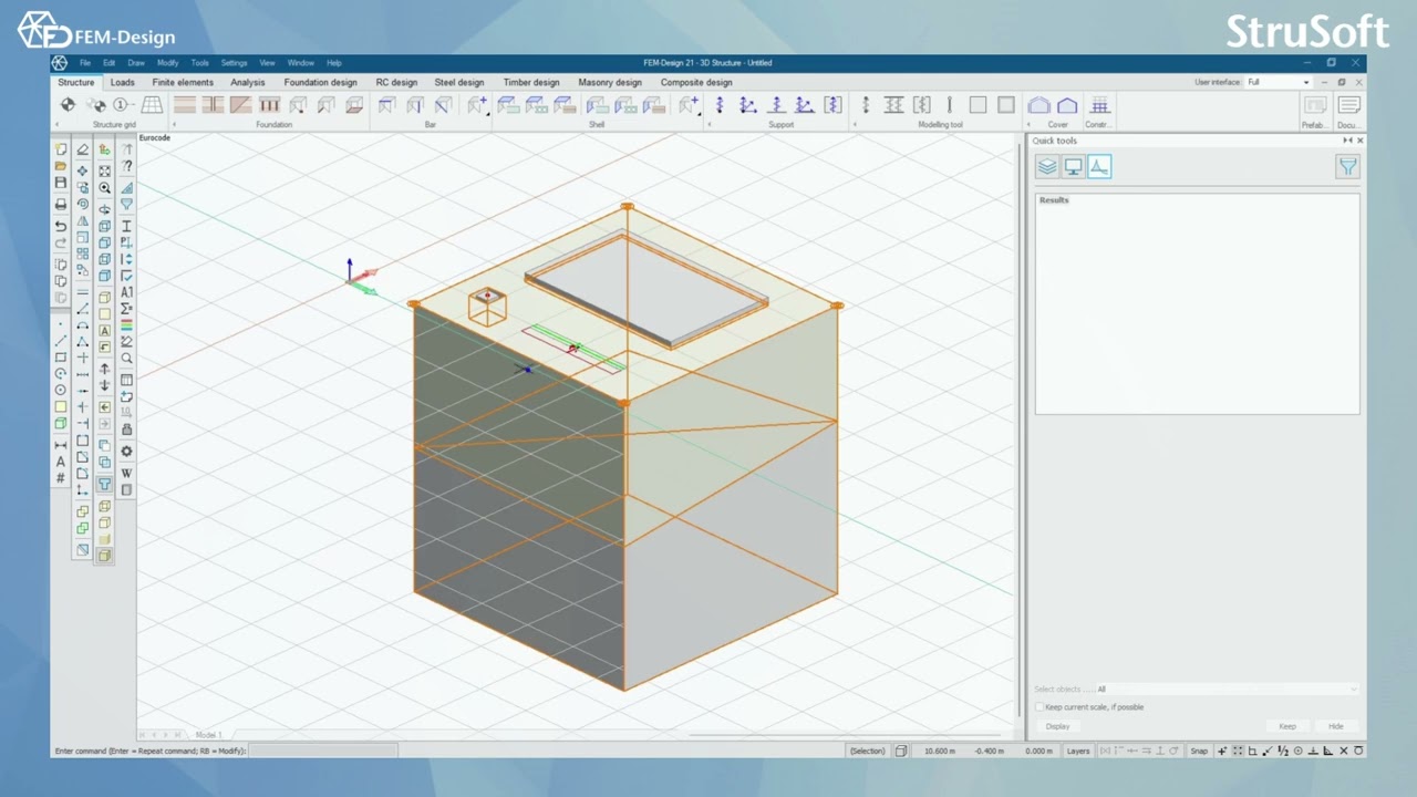 FEM Design User manual: 5.1 Foundation design in FEM Design