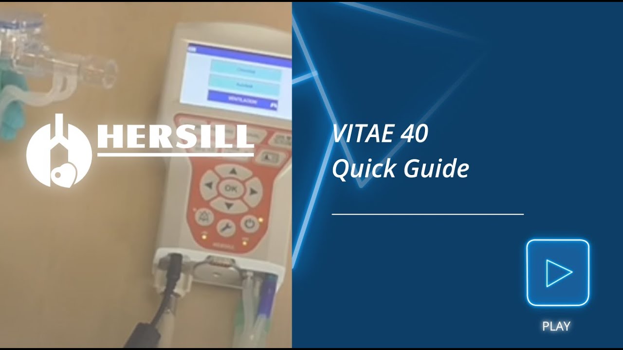 VITAE 40 – Quick Guide transport ventilator