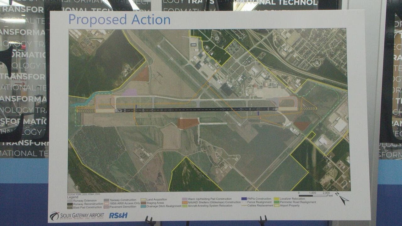 Sioux Gateway Airport open house addresses runway upgrades