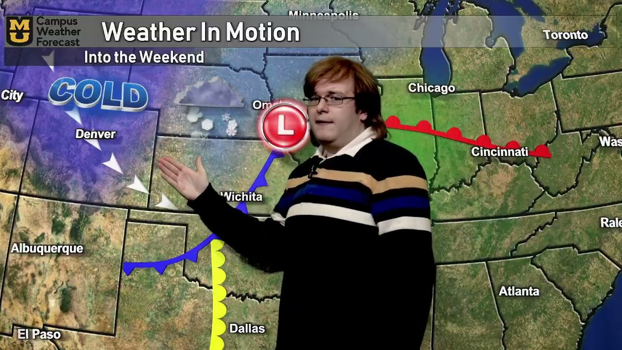 Thursday Afternoon Campus Weather Forecast - March 12, 2026