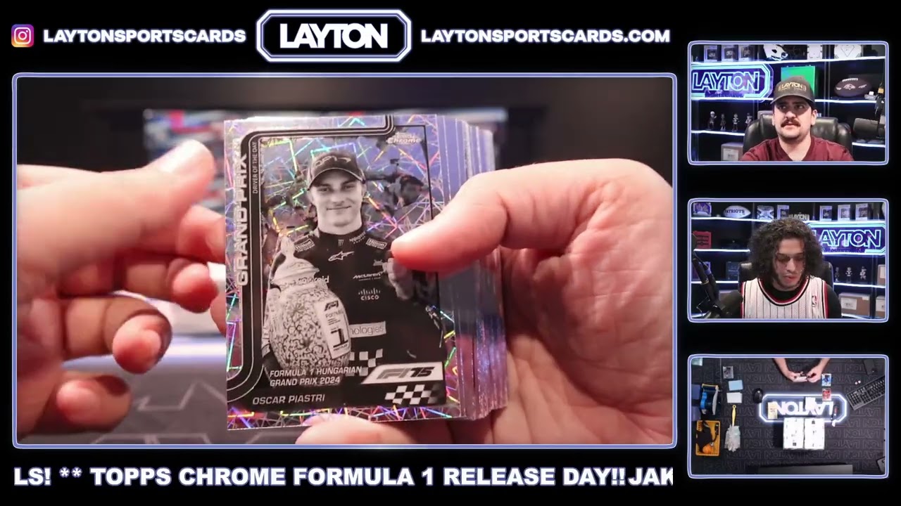 CASE HITS GALORE!! 2025 Topps Chrome Formula 1 Racing Hobby 12 Box Case Break #1