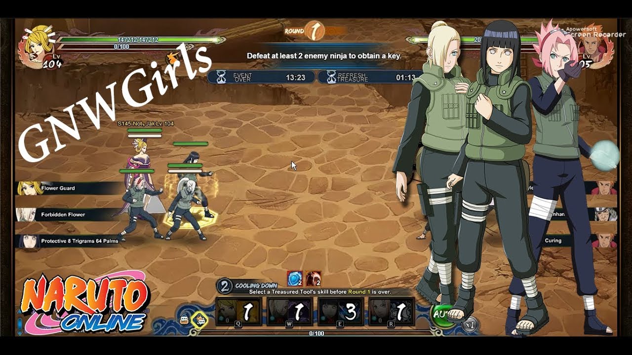 Naruto Online Training Grounds: GNW Girls