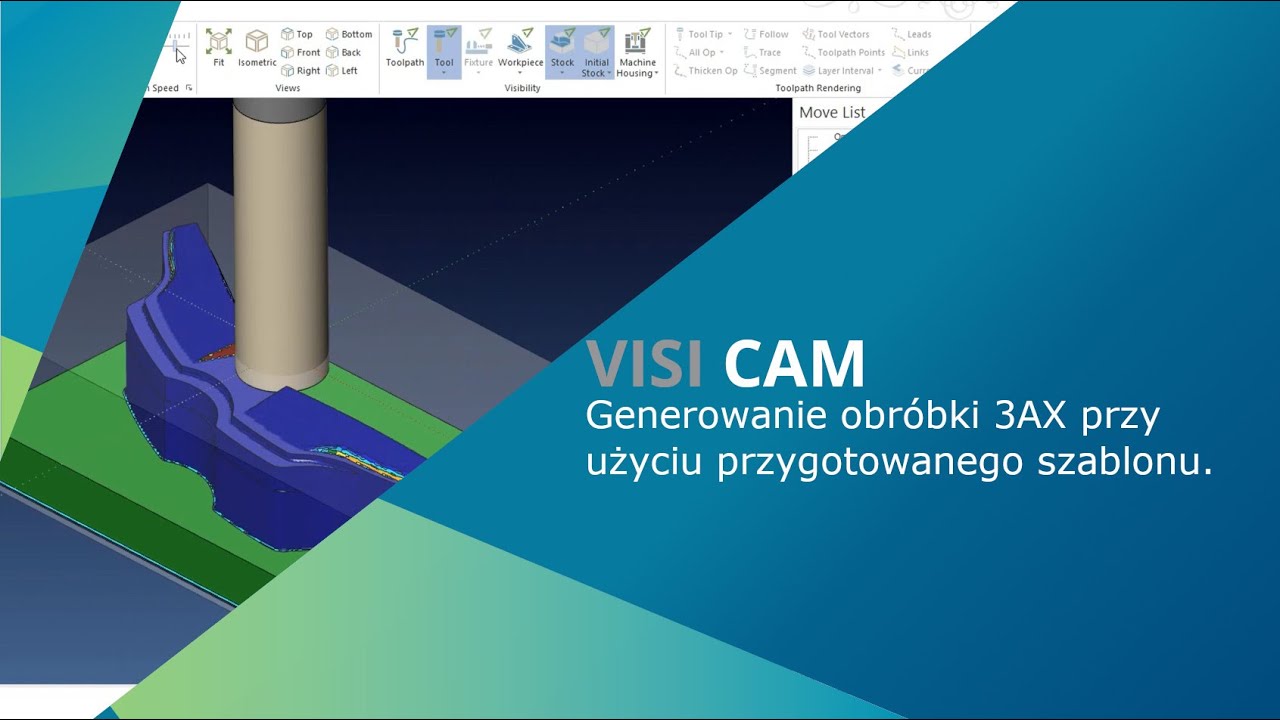 VISI | Tworzenie szablonów obróbkowych CAM - Tutorial