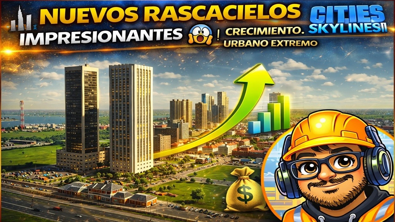 🏙️ NUEVOS RASCACIELOS IMPRESIONANTES 😱 | CRECIMIENTO URBANO | Cities: Skylines 2 en Español | EP 20