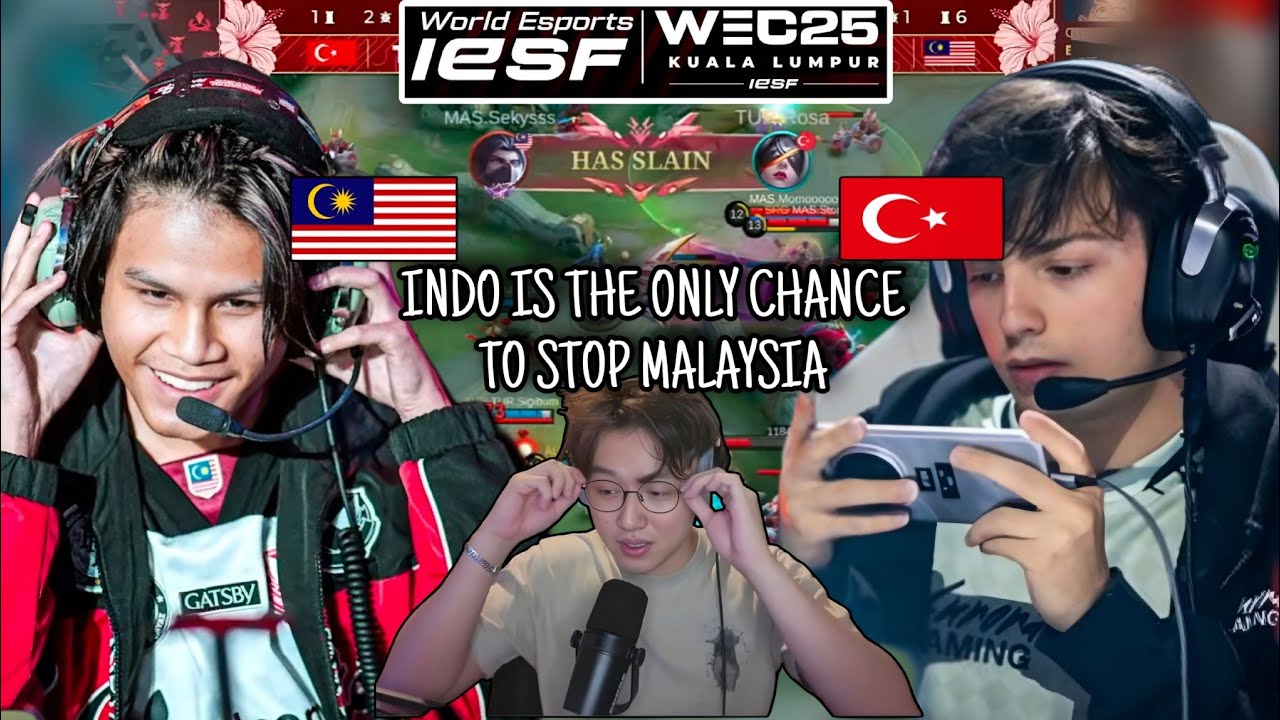 MIRKO'S reaction to MALAYSIA vs TURKIYE IESF WEC25
