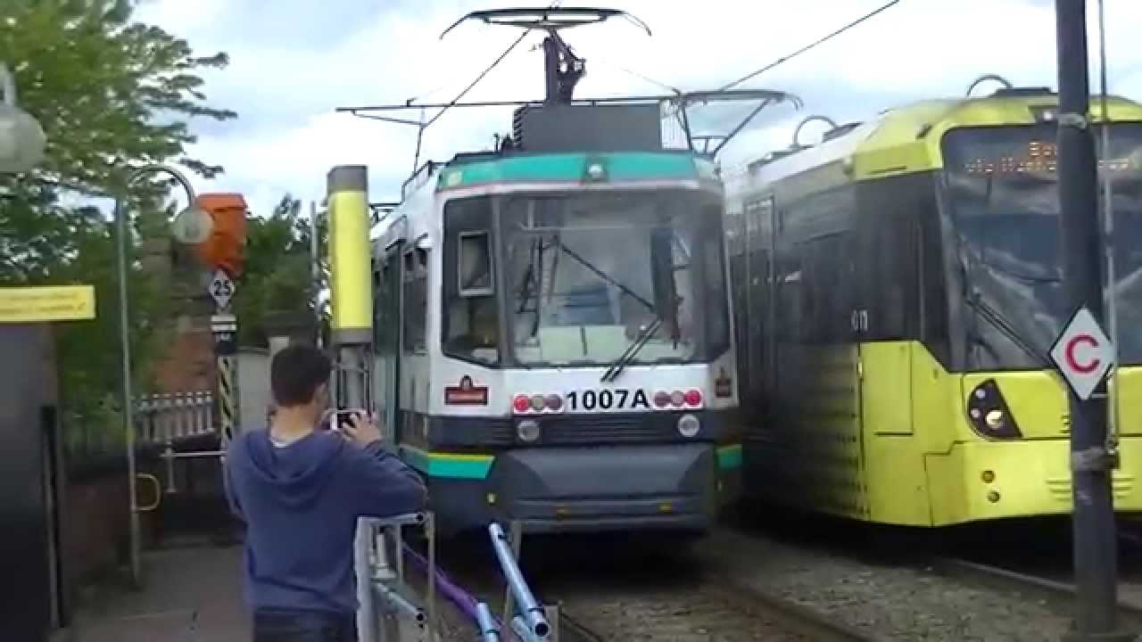 Farewell T68 Manchester Metrolink tour with 1007 and 1016 26/05/14