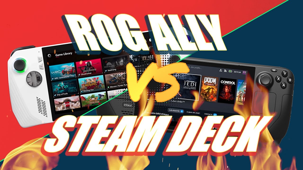 Asus Rog Ally VS Steam Deck : Quelle est la MEILLEURE Console ?!
