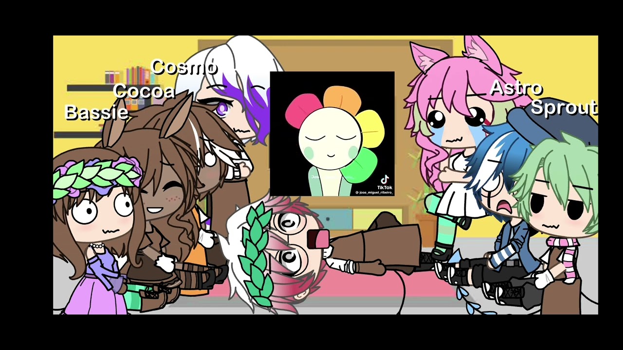 Dandys world toons react to thenselves!! Ft. My oc matcha #dandysworld #oc #ocxcanon #reaction 