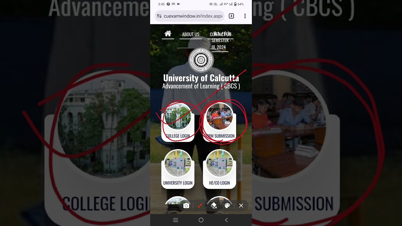 Calcutta University 3rd sem Supply Form fillup | How to apply for Cu Supplementary exam |1st sem CCF